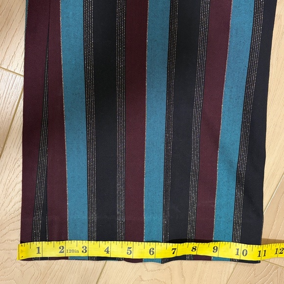 Scotch & Soda Violet Glitter Striped Flare Pants, sz 32x30 - Picture 16 of 16